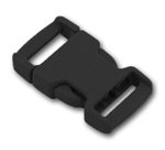 B-SR-05 0625 Black Simple Loop Side Release Buckle